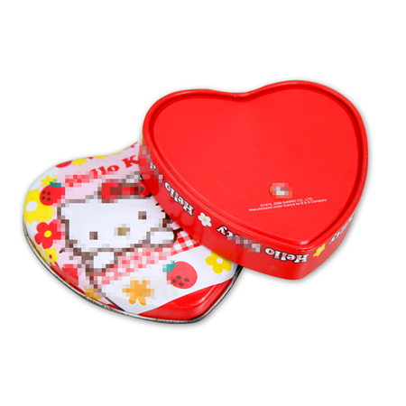 irregular candy storage tin box